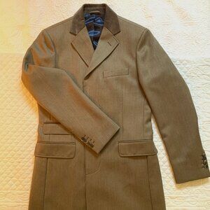 Hackett London Wool Overcoat